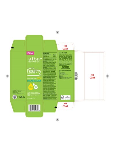 Carton Label (Alba Good And Healthy Moisturizer Spf15 Carton Label)
